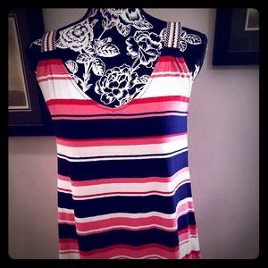 Max Studio stripped tank top.